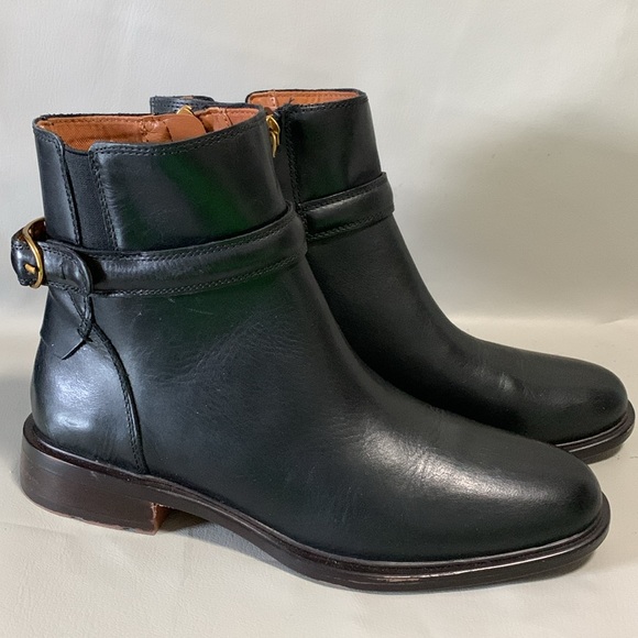 Franco Sarto Elese Ankle Bootie In Black Size 7M Preowned - Picture 2 of 12